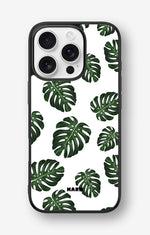 iPhone 16 Pro Hard Case – Monstera Pattern - View 1
