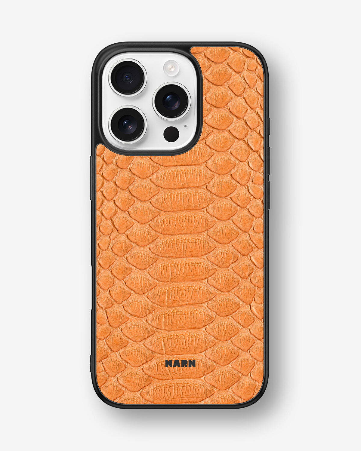 iPhone 16 Pro Hard Case – Orange Snake - View 1