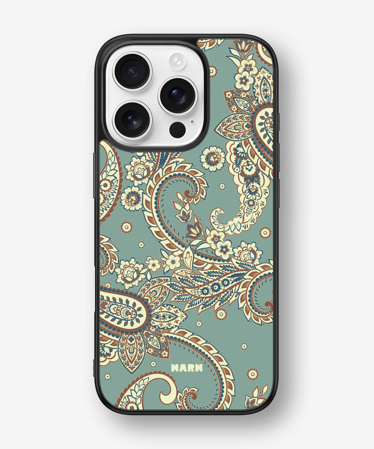 iPhone 16 Pro Hard Case – Paisley Green - View 1