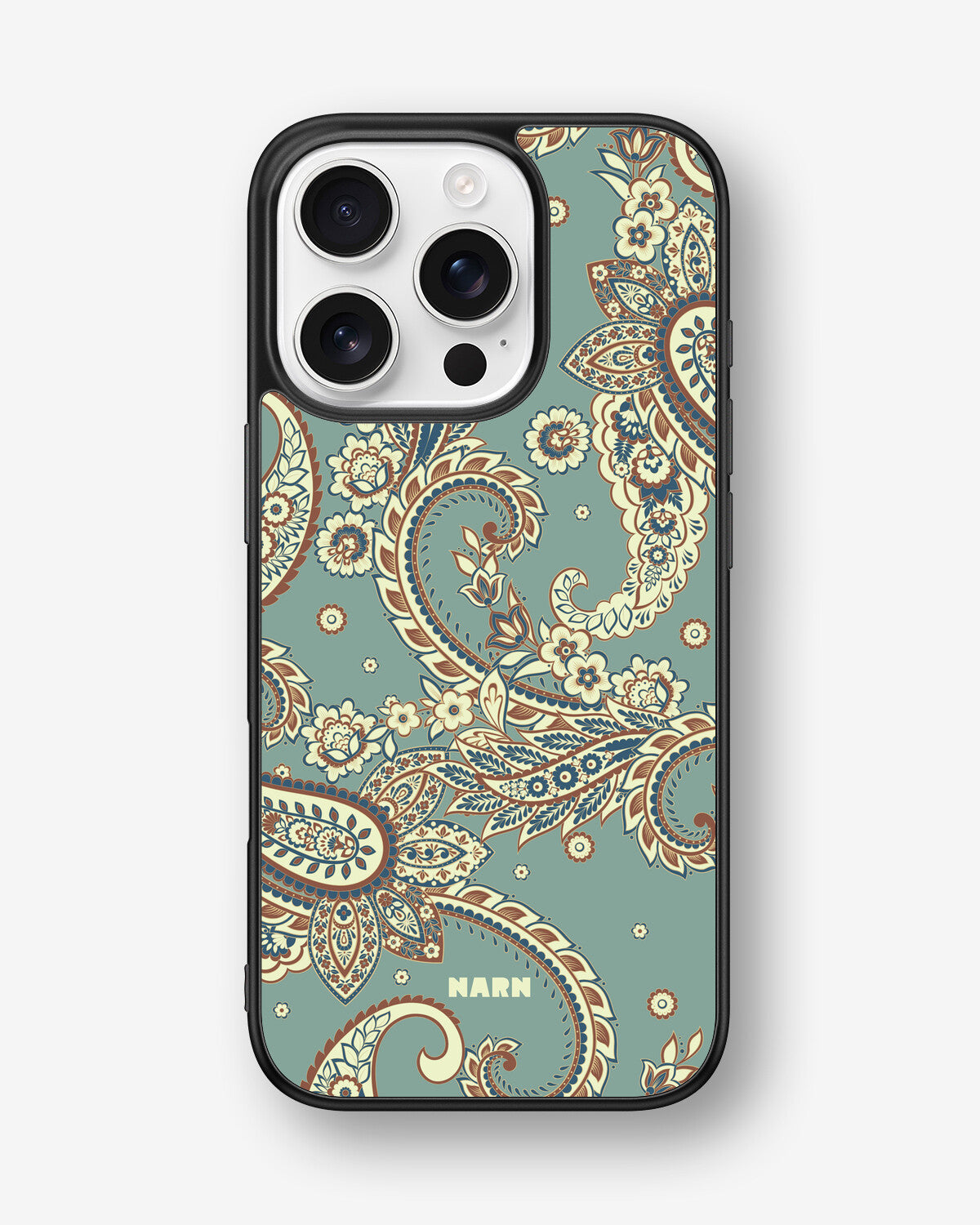 iPhone 16 Pro Hard Case – Paisley Green - View 1