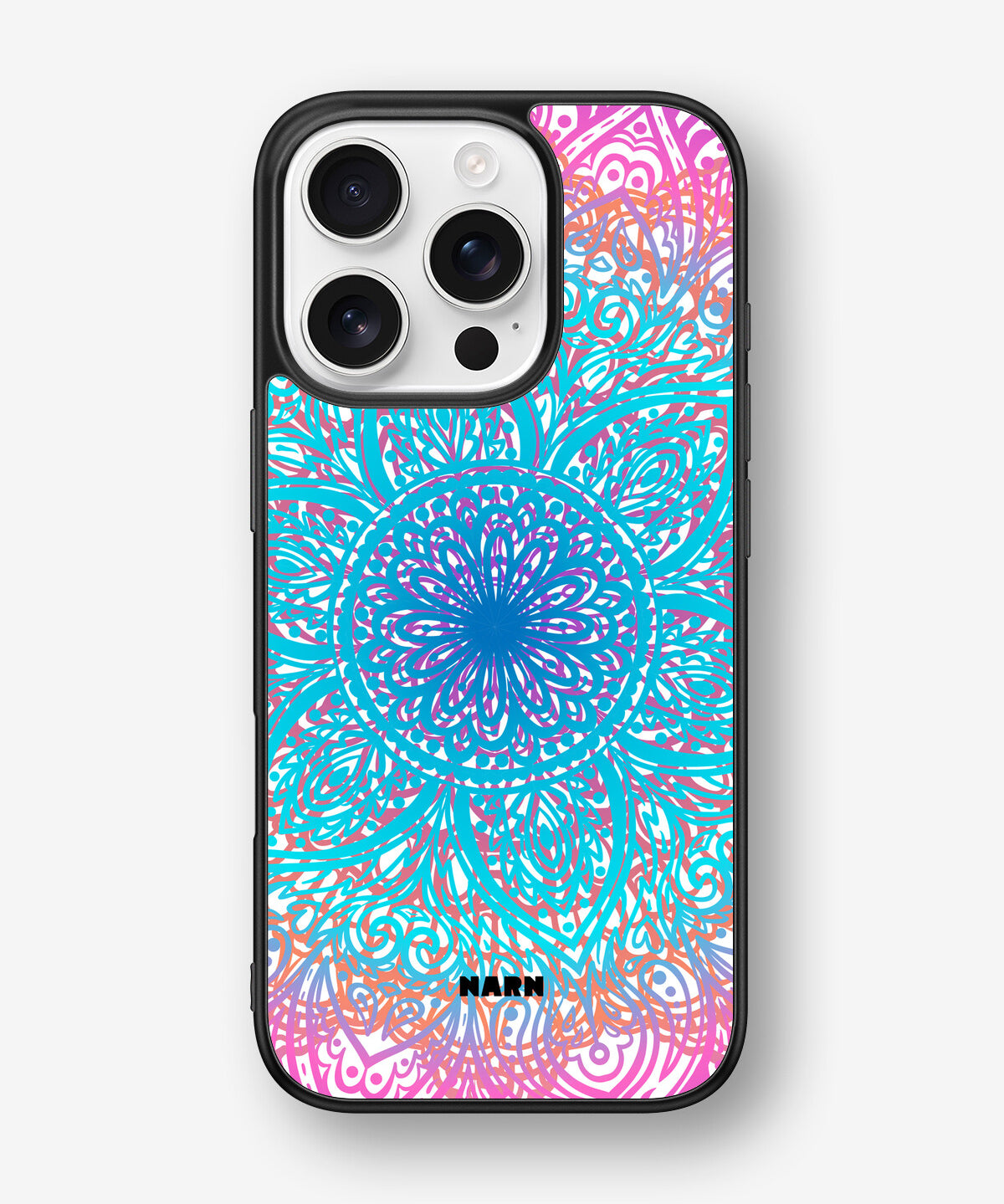 iPhone 16 Pro Hard Case – Pastel Mandala - View 1