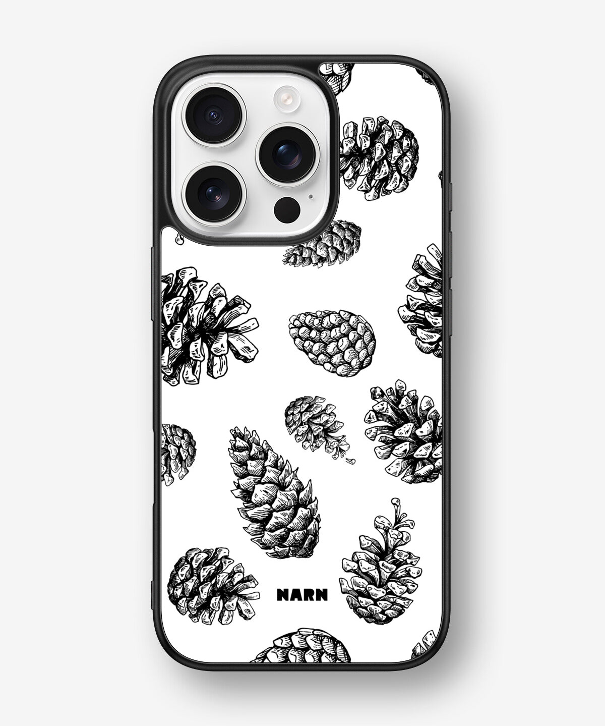 iPhone 16 Pro Hard Case – Pine Cones - View 1
