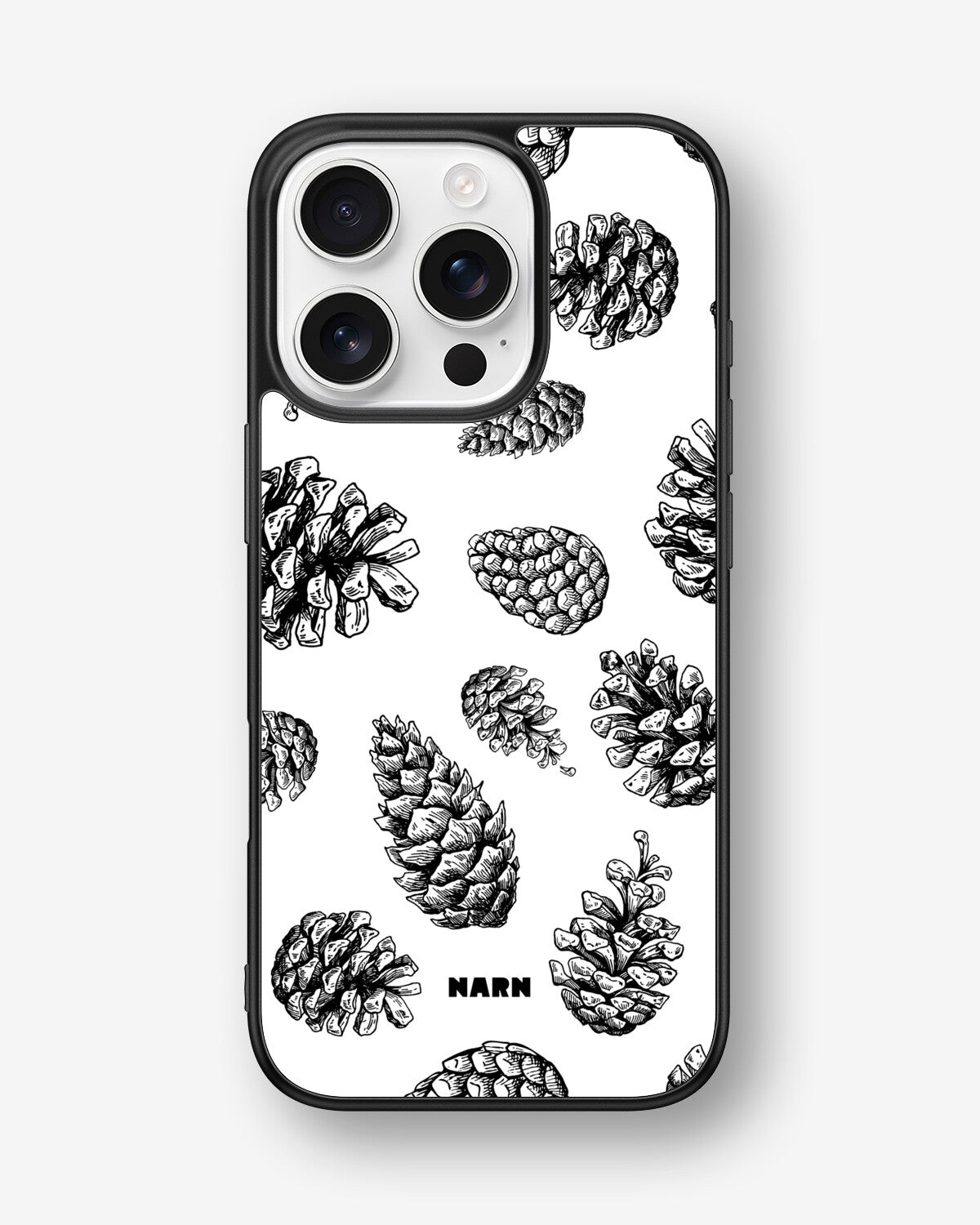 iPhone 16 Pro Hard Case – Pine Cones - View 1