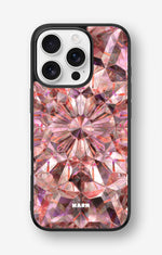 iPhone 16 Pro Hard Case – Pink Crystals - View 1