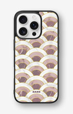 iPhone 16 Pro Hard Case – Pink Marble Waves - View 1