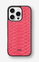 iPhone 16 Pro Hard Case – Pink Snake - View 1