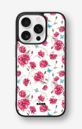 iPhone 16 Pro Hard Case – Poppies in Bloom - View 1