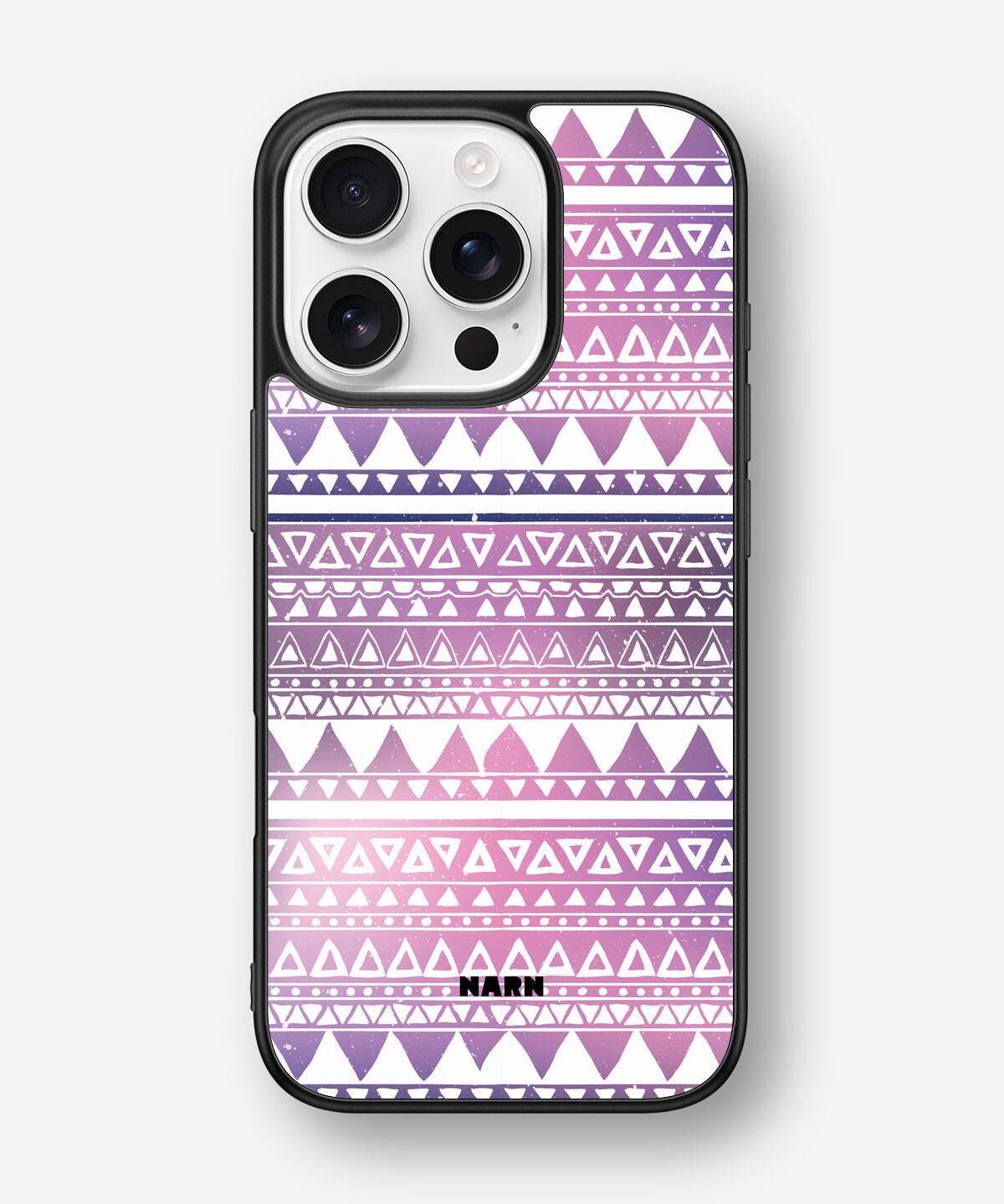 iPhone 16 Pro Hard Case – Purple Aztec - View 1