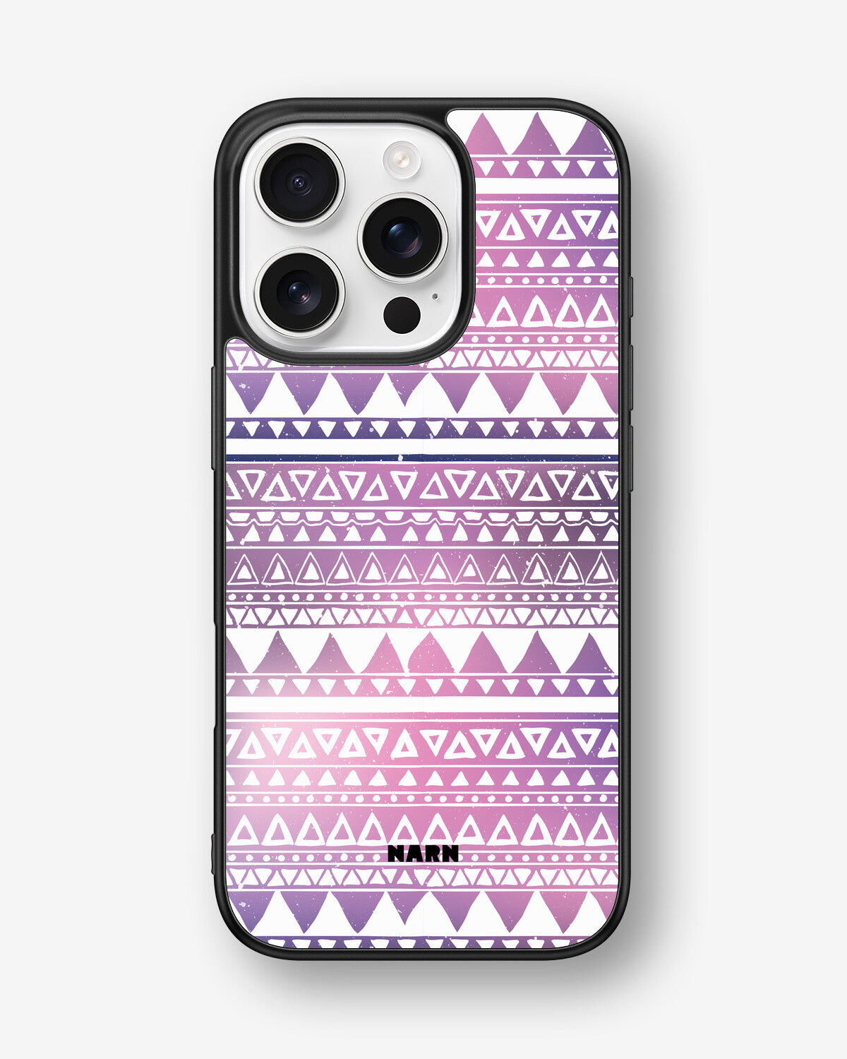 iPhone 16 Pro Hard Case – Purple Aztec - View 1