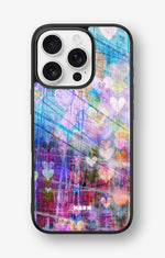 iPhone 16 Pro Hard Case – Purple Hearts - View 1