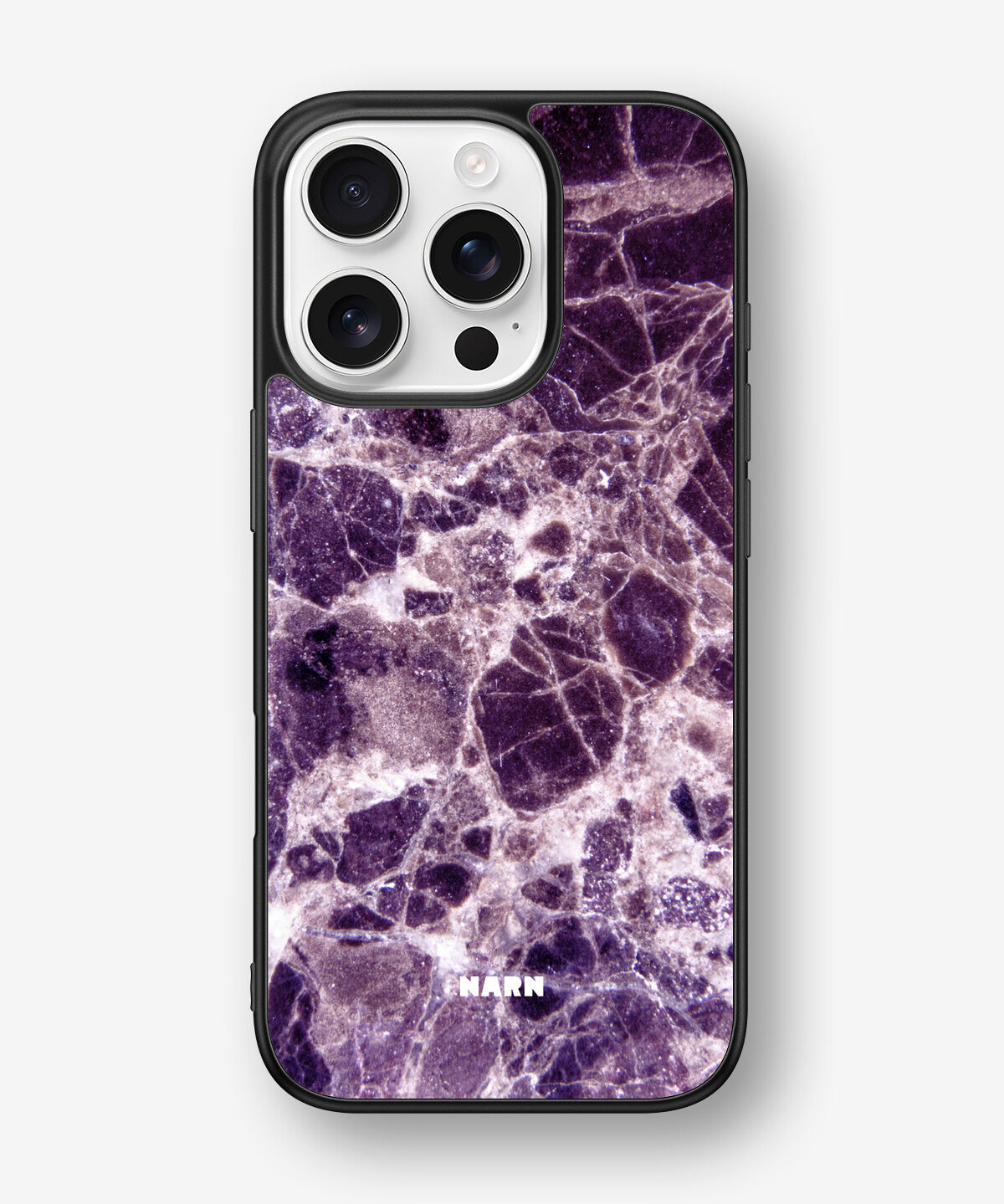 iPhone 16 Pro Hard Case – Purple Marble - View 1
