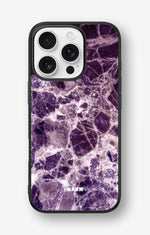 iPhone 16 Pro Hard Case – Purple Marble - View 1