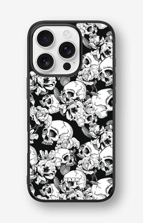 iPhone 16 Pro Hard Case – Skull Garden - View 1