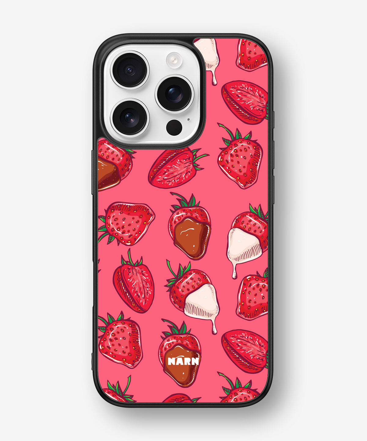 iPhone 16 Pro Hard Case – Strawberry Chocolate - View 1