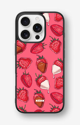 iPhone 16 Pro Hard Case – Strawberry Chocolate - View 1