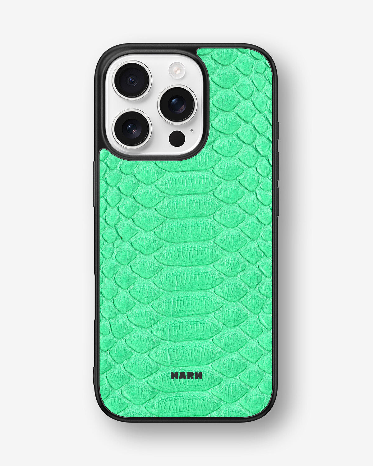 iPhone 16 Pro Hard Case – Turquoise Snake - View 1