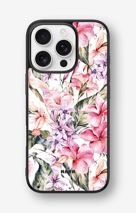 iPhone 16 Pro Hard Case – Watercolor Flowers - View 1