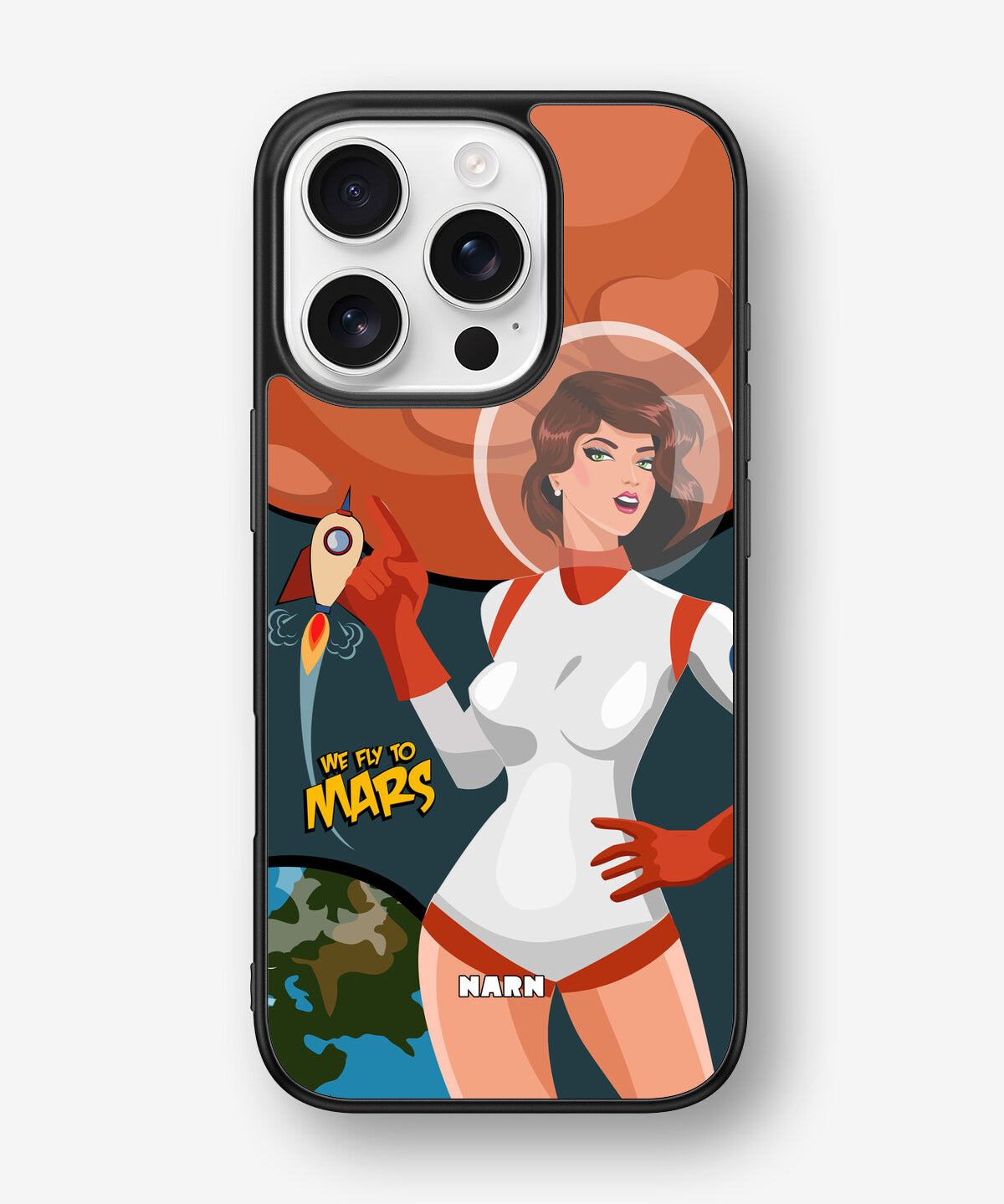iPhone 16 Pro Hard Case – We Fly To Mars - View 1