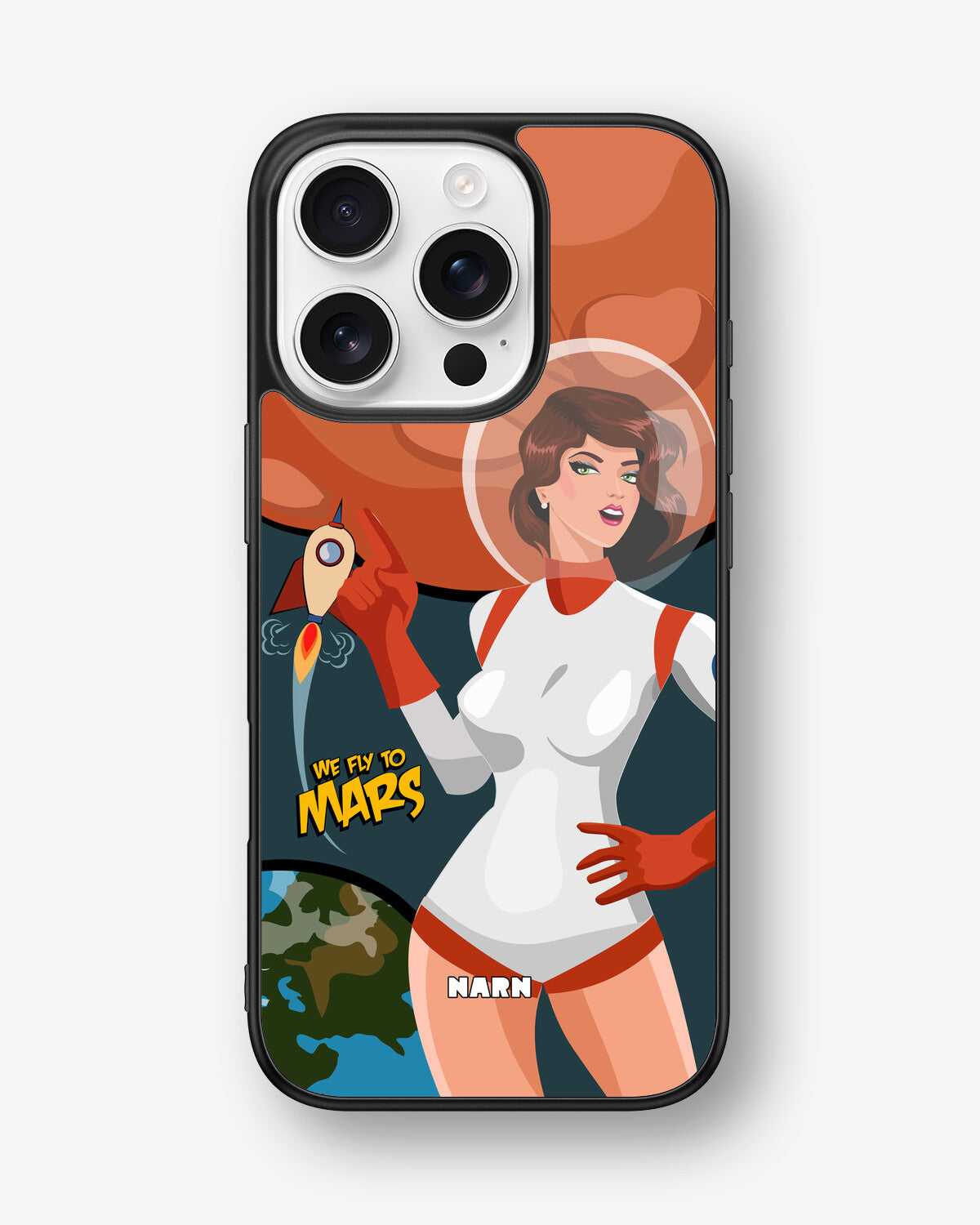 iPhone 16 Pro Hard Case – We Fly To Mars - View 1