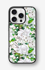 iPhone 16 Pro Hard Case – White Bloom - View 1