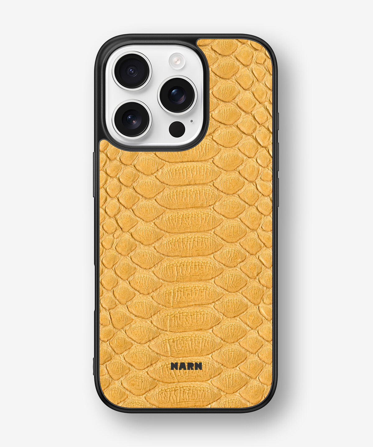 iPhone 16 Pro Hard Case – Yellow Snake - View 1