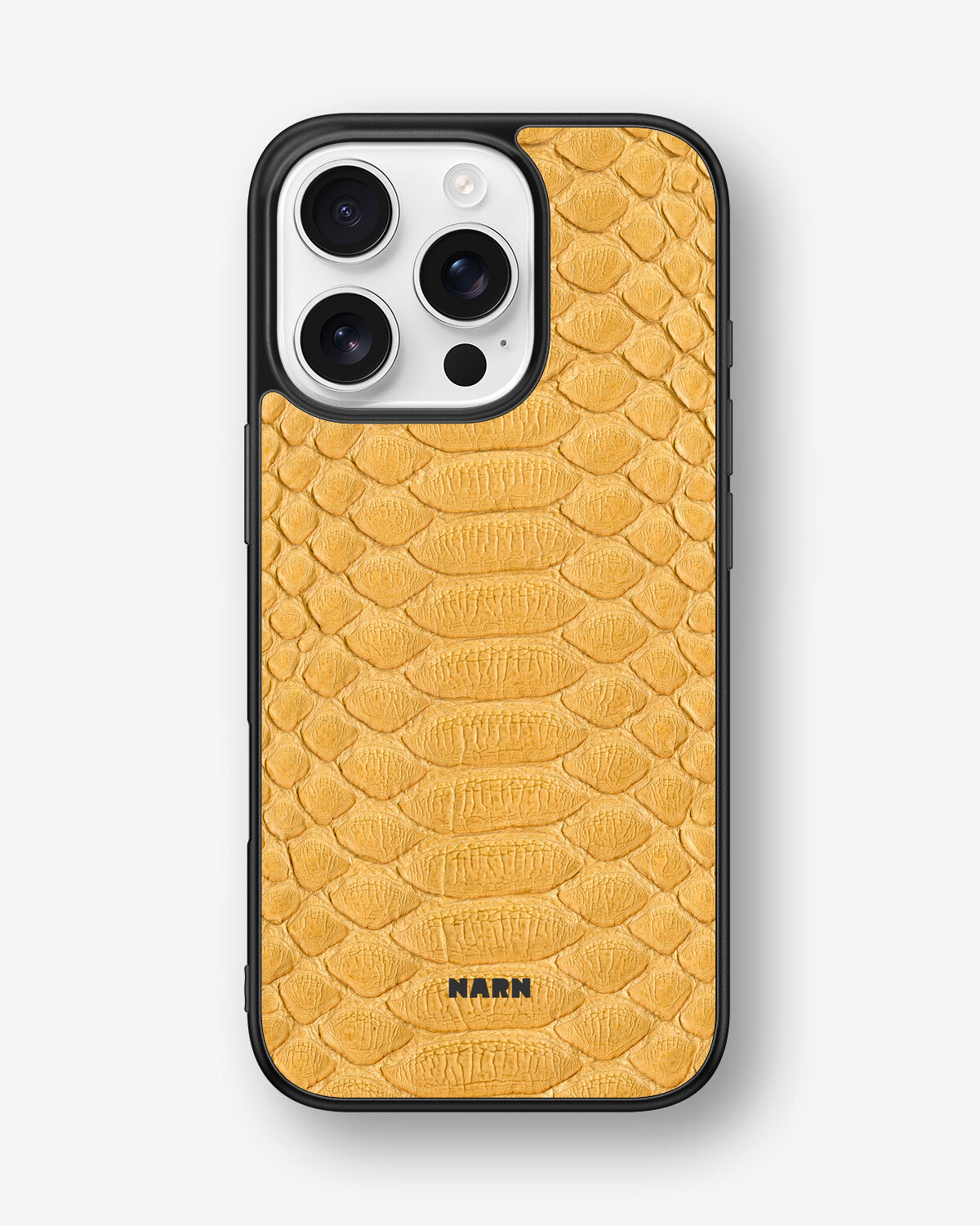 iPhone 16 Pro Hard Case – Yellow Snake - View 1