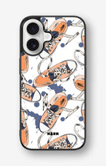iPhone 16 Hard Case – Apricot Sneakers - View 1