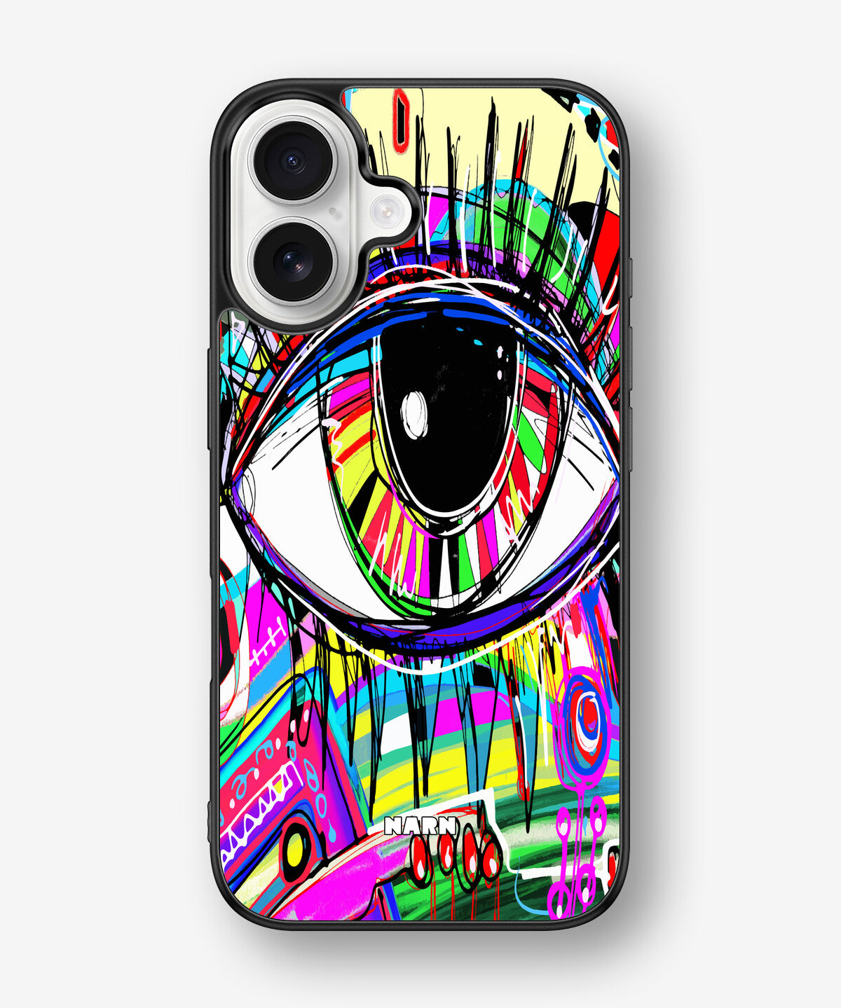 iPhone 16 Hard Case – Abstract Eye - View 1