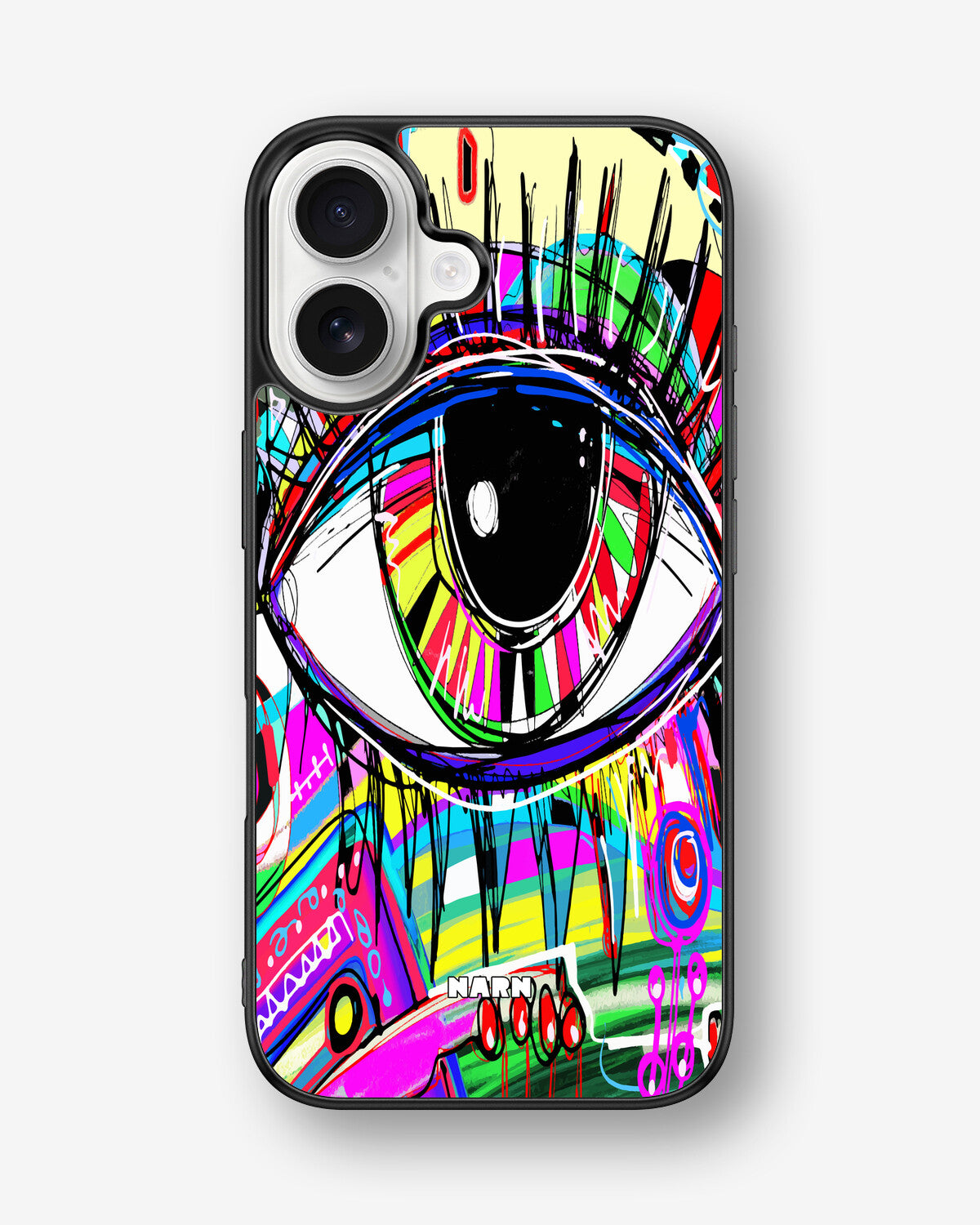 iPhone 16 Hard Case – Abstract Eye - View 1