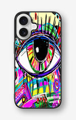 iPhone 16 Hard Case – Abstract Eye - View 1