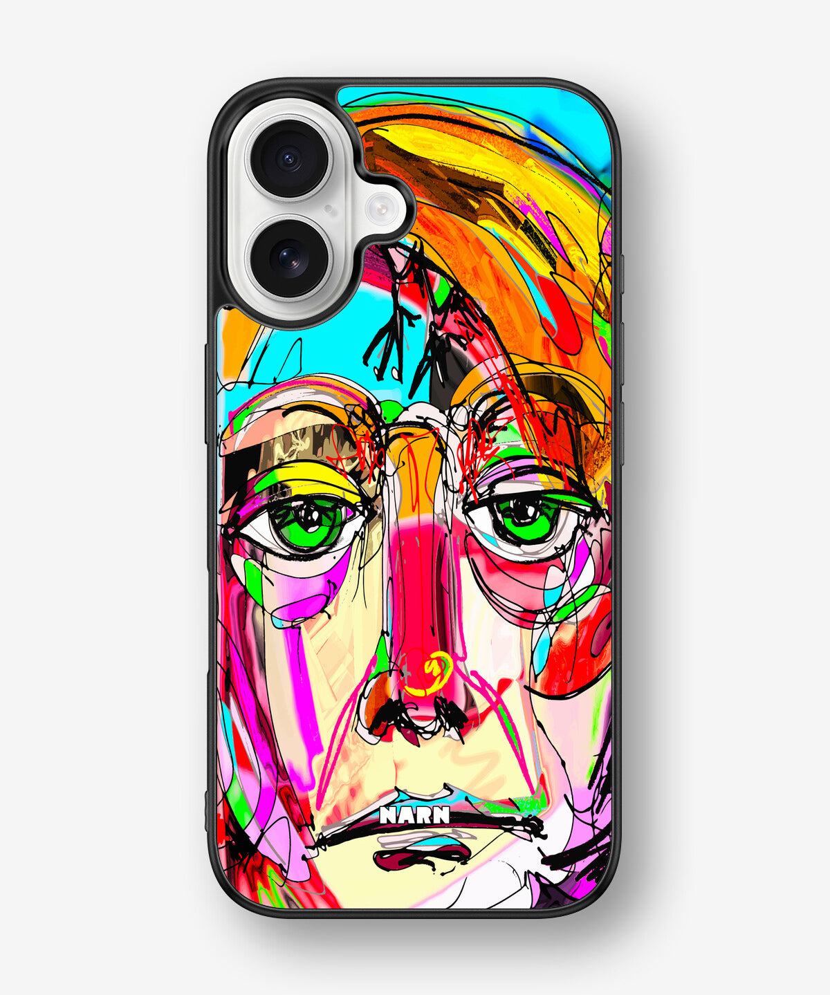 iPhone 16 Hard Case – Abstract Portrait - View 1