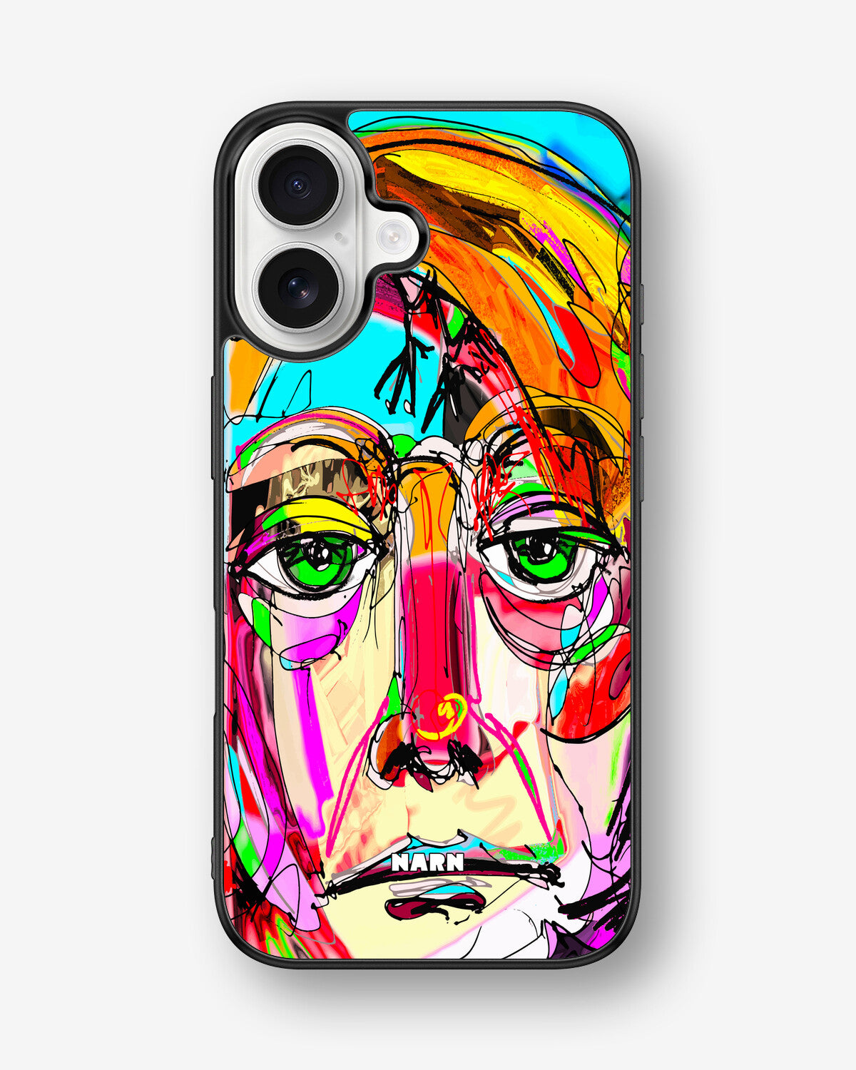 iPhone 16 Hard Case – Abstract Portrait - View 1