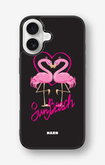 iPhone 16 Hard Case – Beach Flamingo - View 1