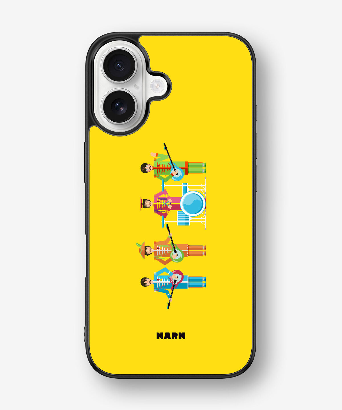 iPhone 16 Hard Case – Beatles Yellow - View 1