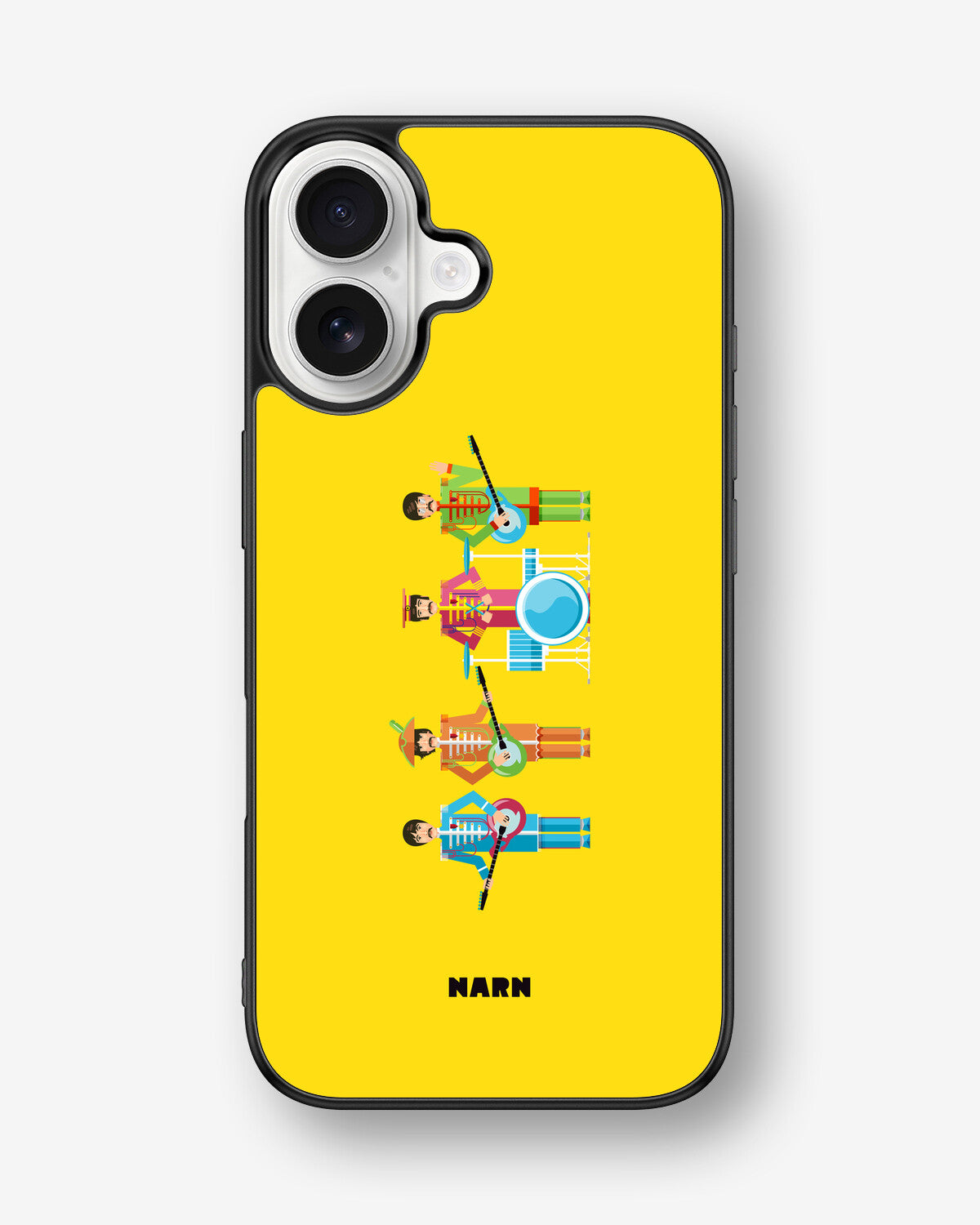 iPhone 16 Hard Case – Beatles Yellow - View 1