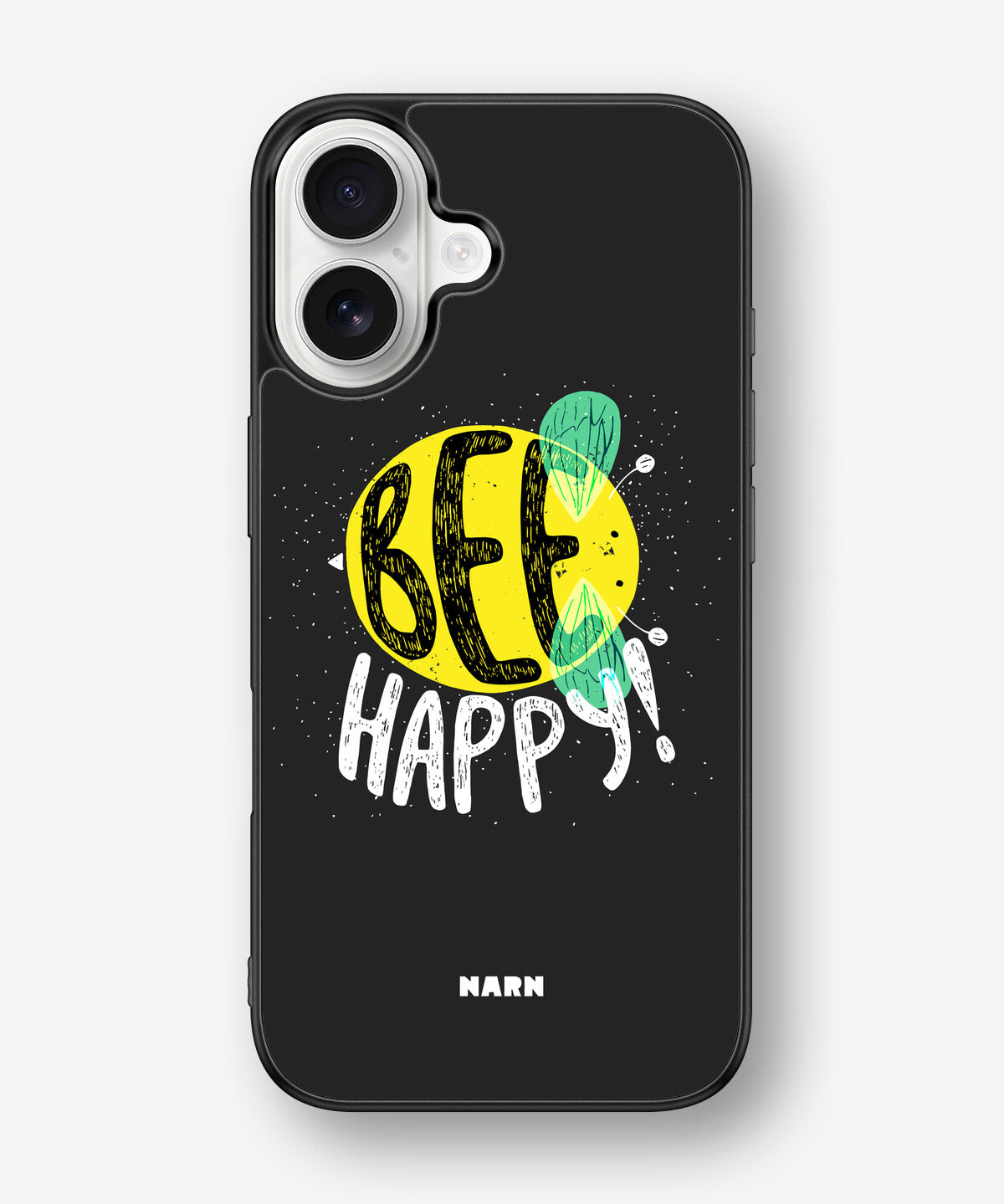 iPhone 16 Hard Case – BEE Happy - View 1