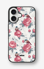 iPhone 16 Hard Case – Birds Among Roses - View 1