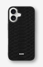 iPhone 16 Hard Case – Black Snake - View 1