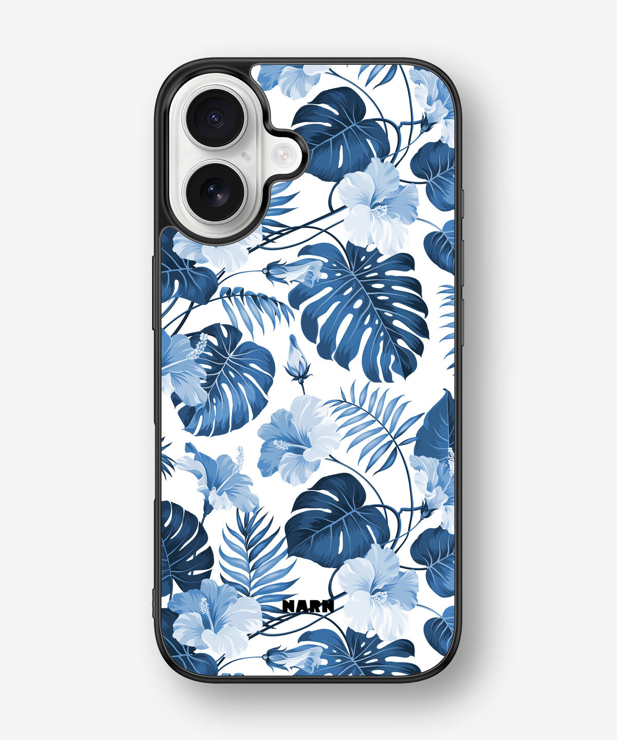 iPhone 16 Hard Case – Blue Tropics - View 1