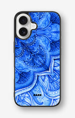 iPhone 16 Hard Case – Blue Vintage - View 1