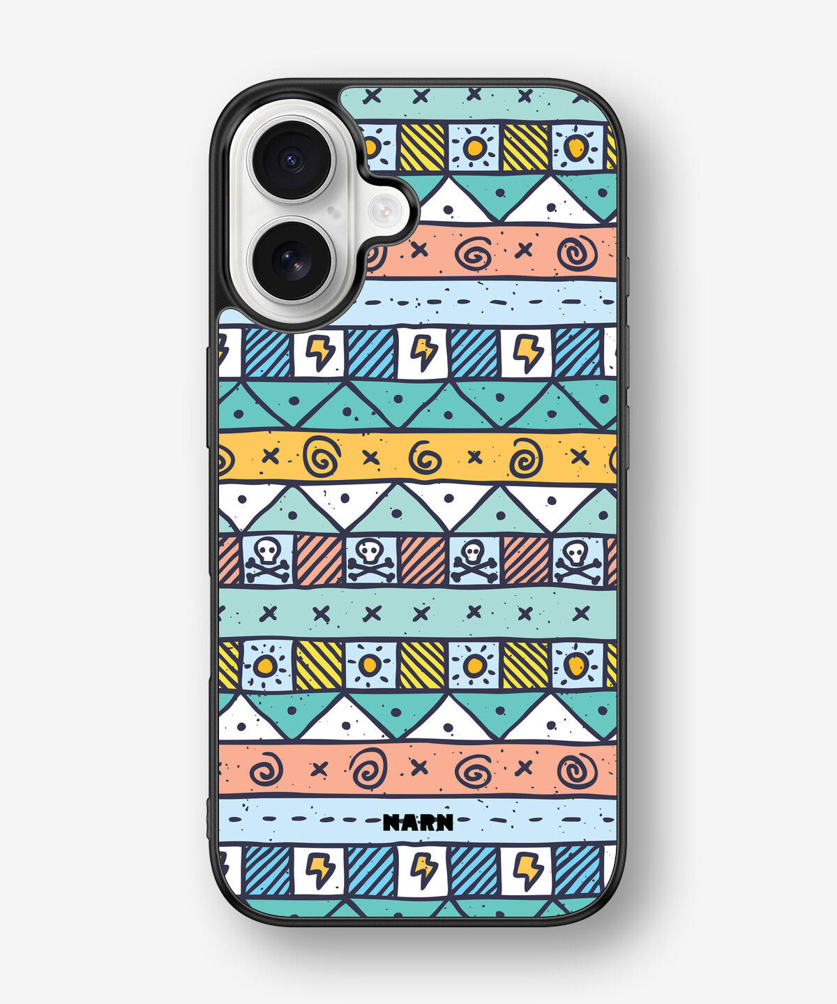 iPhone 16 Hard Case – Cute Pattern - View 1