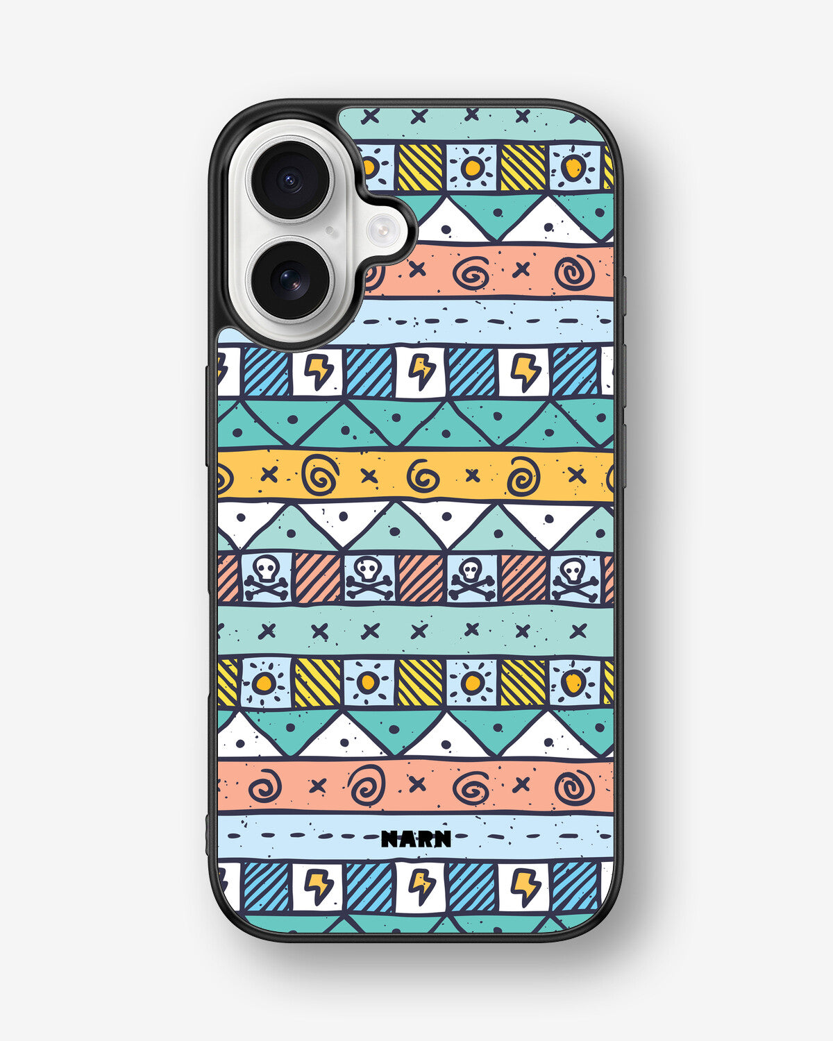 iPhone 16 Hard Case – Cute Pattern - View 1