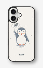 iPhone 16 Hard Case – Cute Penguin - View 1