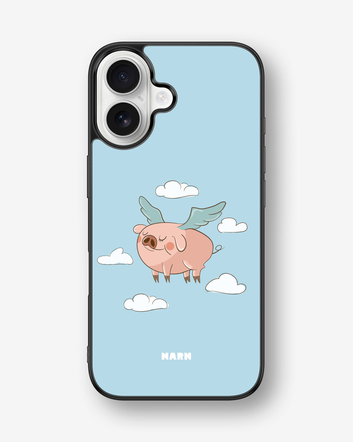 iPhone 16 Hard Case – Dreamy Pig - View 1