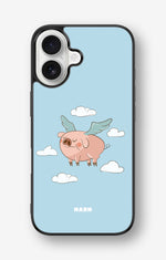 iPhone 16 Hard Case – Dreamy Pig - View 1