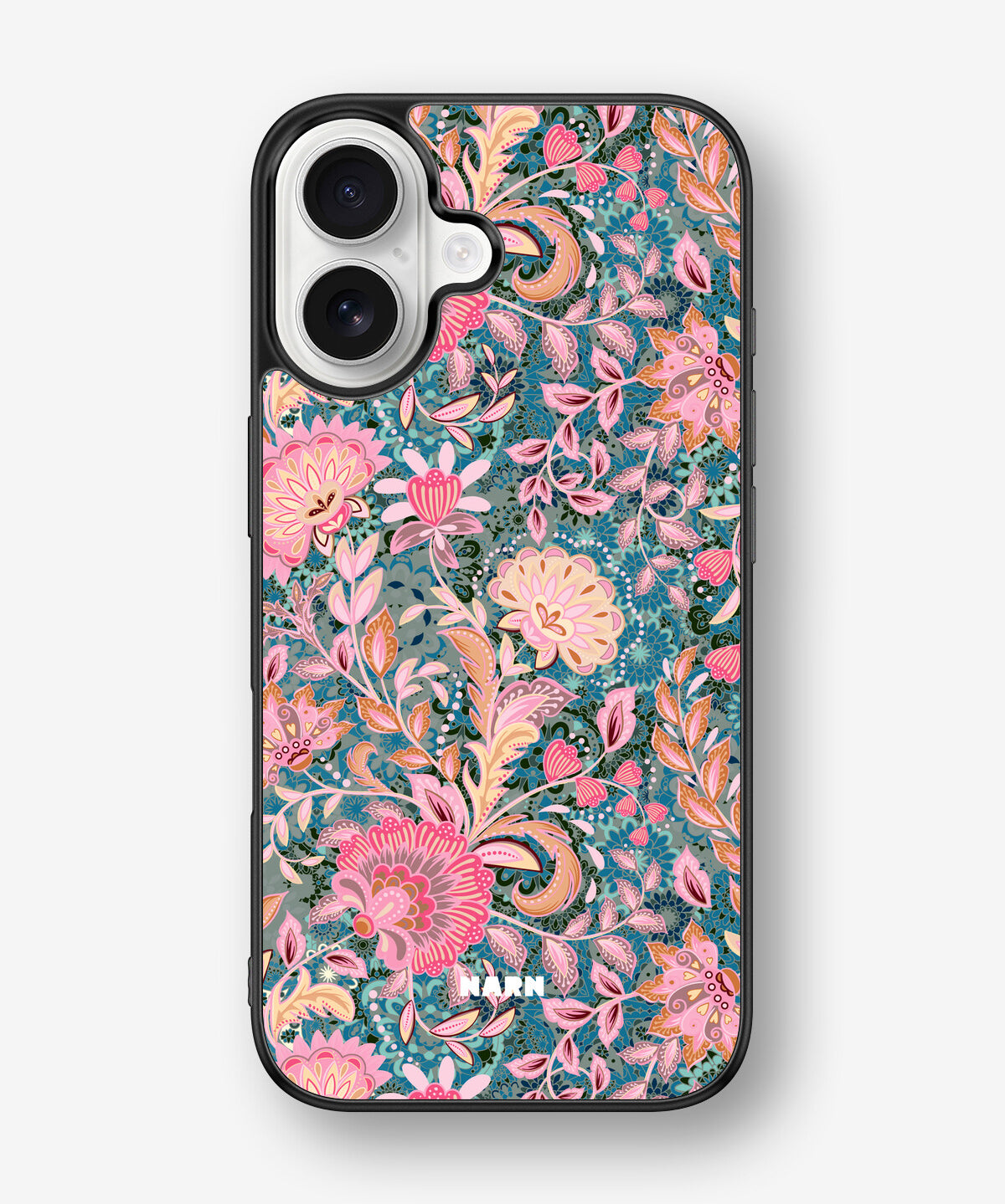 iPhone 16 Hard Case – Fantasy Flowers - View 1