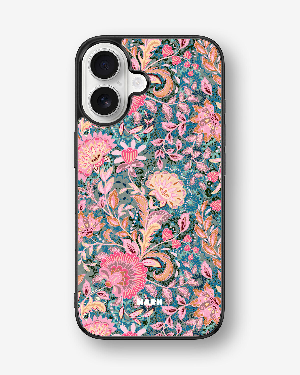 iPhone 16 Hard Case – Fantasy Flowers - View 1