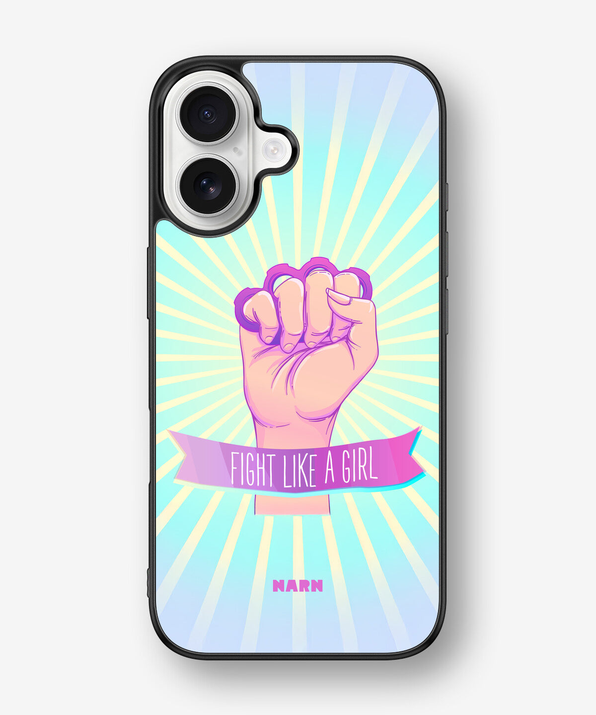 iPhone 16 Hard Case – Fight Like A Girl - View 1