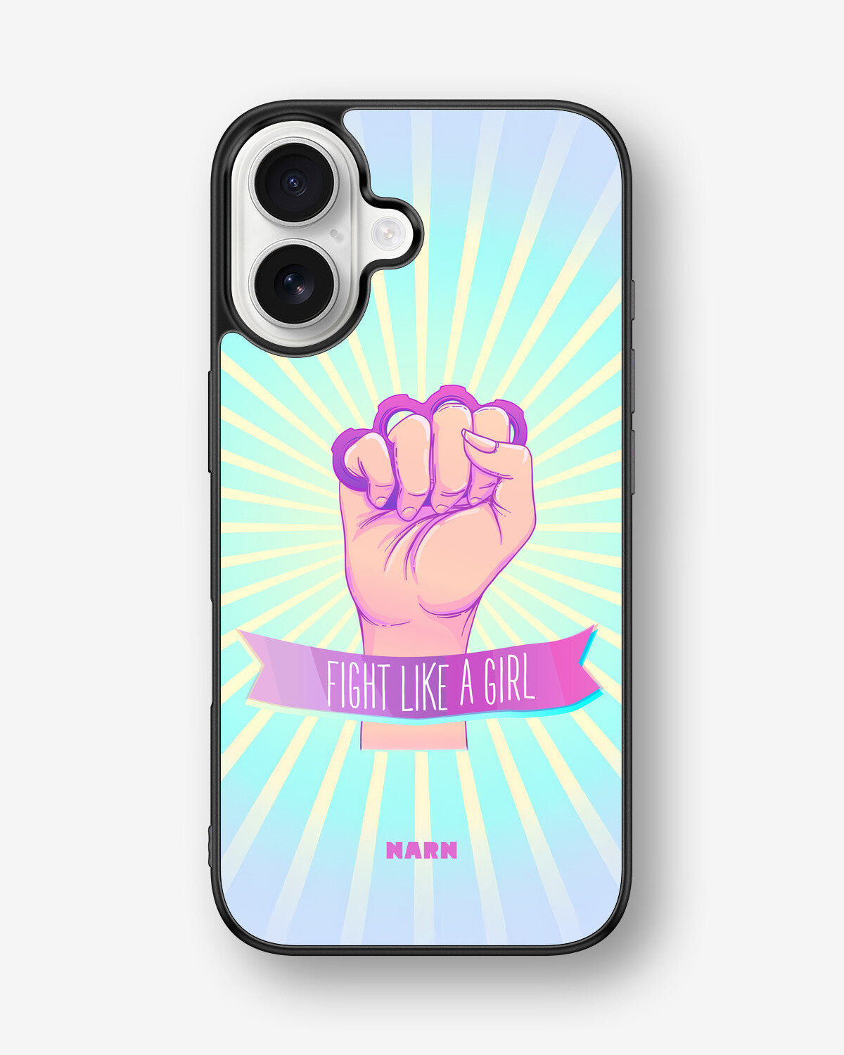 iPhone 16 Hard Case – Fight Like A Girl - View 1