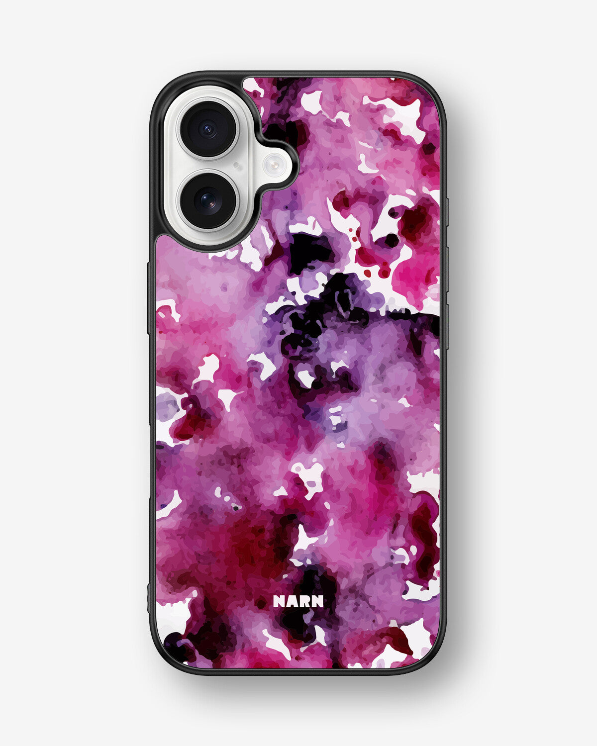 iPhone 16 Hard Case – Floral Splash - View 1